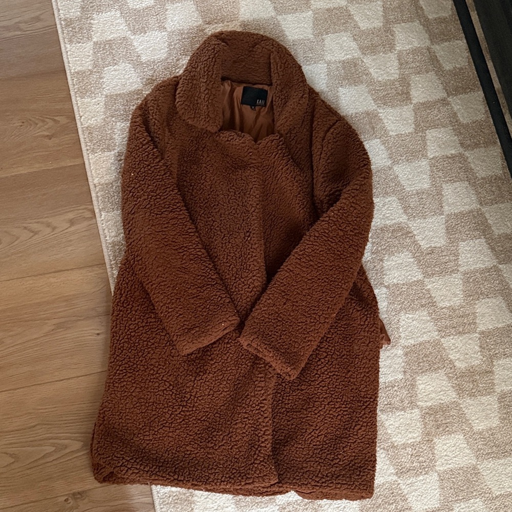 Warm Brown Teddy Jacket